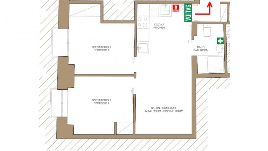 Appartement Comfy And Centric- 2Bd 1Bth- Espoz Y Mina à Madrid Extérieur photo